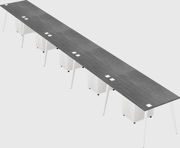 Modern rectangular office desk