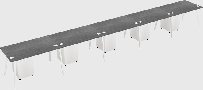 Modern rectangular office desk