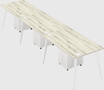 Modern rectangular office desk