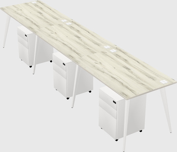 Modern rectangular office desk