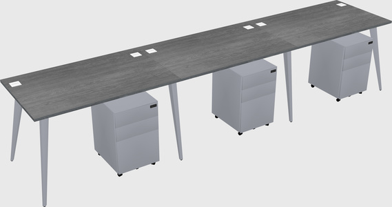 Modern rectangular office desk