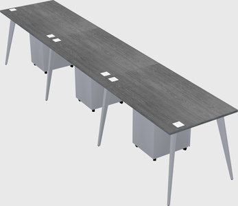 Modern rectangular office desk