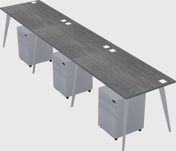 Modern rectangular office desk