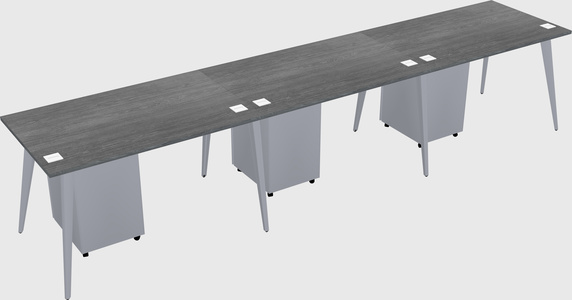 Modern rectangular office desk