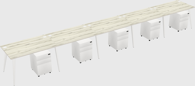 Modern Rectangular Office Desk