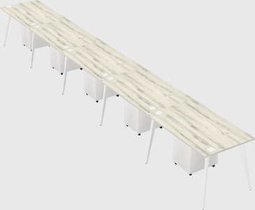 Modern rectangular office desk