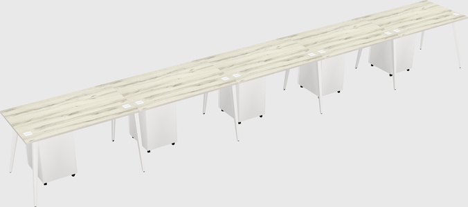 Modern rectangular office desk