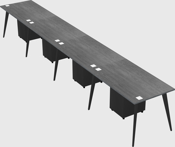 Modern rectangular office desk