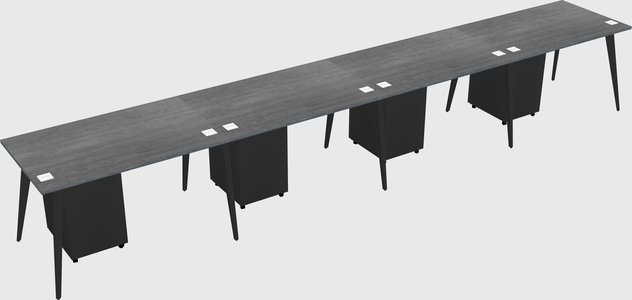 Modern rectangular office desk