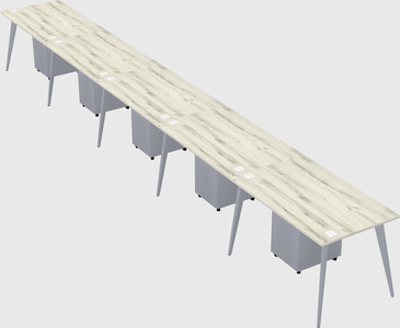 Modern rectangular office desk