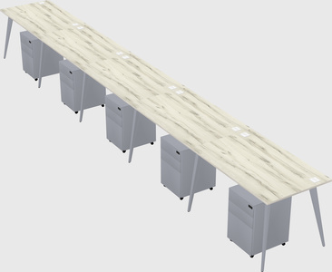 Modern rectangular office desk