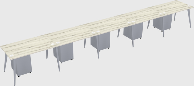 Modern rectangular office desk