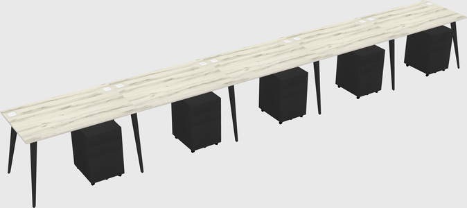 Modern Rectangular Office Desk