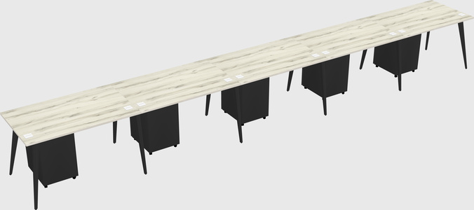Modern rectangular office desk