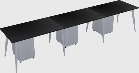 Modern rectangular office desk