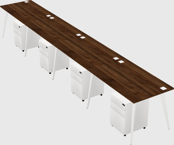 Modern rectangular office desk