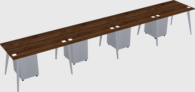 Modern rectangular office desk