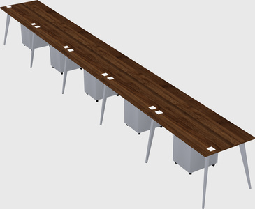 Modern rectangular office desk