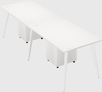 Modern rectangular office desk