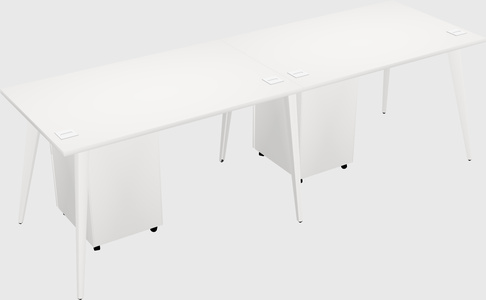 Modern rectangular office desk
