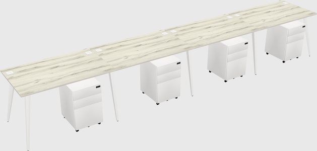 Modern Rectangular Office Desk