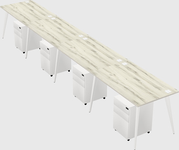 Modern rectangular office desk