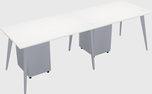 Modern rectangular office desk