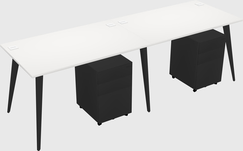 Modern rectangular office desk