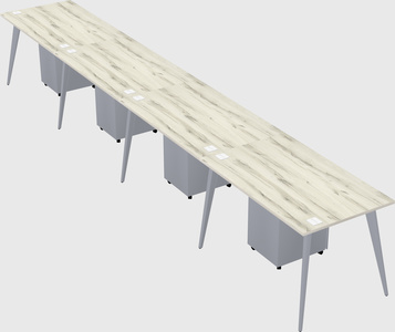 Modern rectangular office desk
