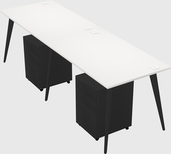 Modern rectangular office desk
