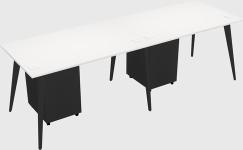 Modern rectangular office desk