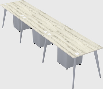 Modern rectangular office desk