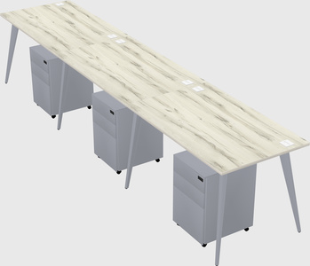 Modern rectangular office desk