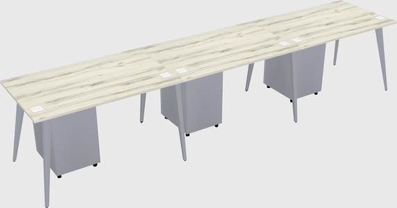 Modern rectangular office desk