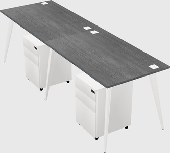 Modern rectangular office desk