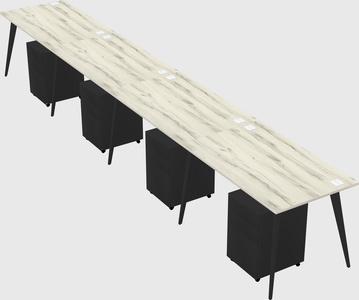 Modern rectangular office desk