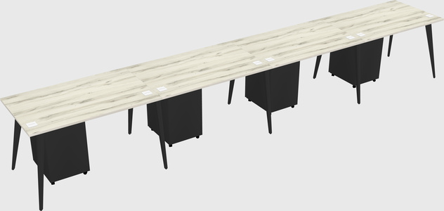 Modern rectangular office desk