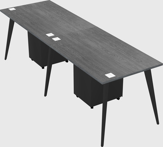 Modern rectangular office desk