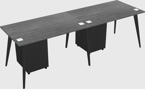 Modern rectangular office desk