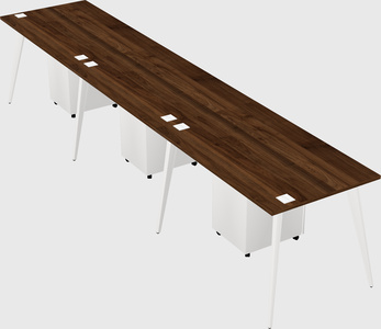 Modern rectangular office desk
