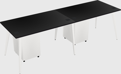 Modern rectangular office desk
