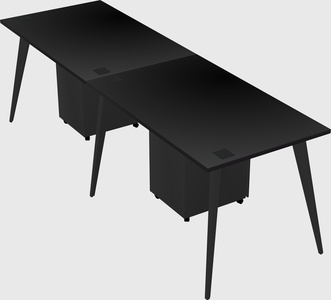 Modern rectangular office desk