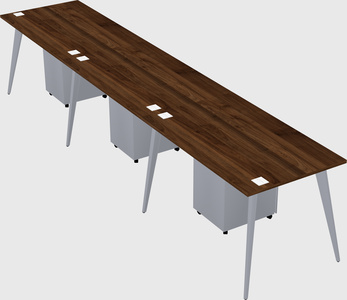 Modern rectangular office desk