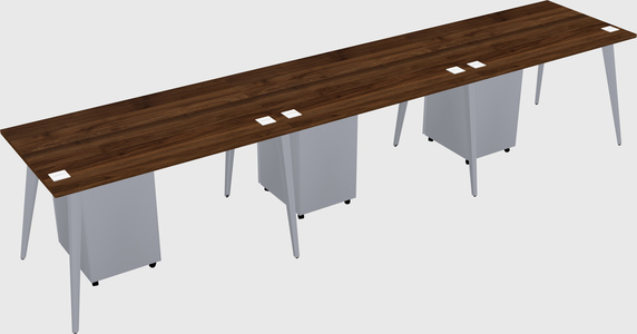 Modern rectangular office desk