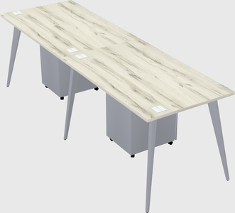 Modern rectangular office desk