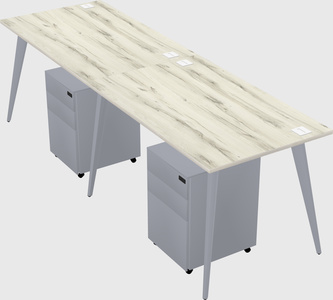Modern rectangular office desk