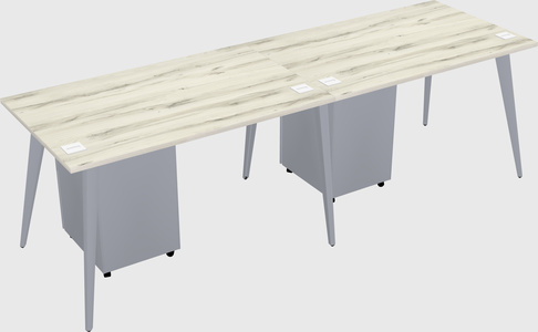 Modern rectangular office desk