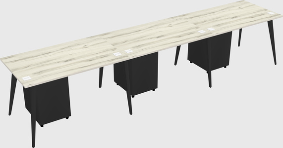Modern rectangular office desk