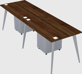 Modern rectangular office desk