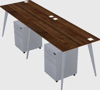 Modern rectangular office desk